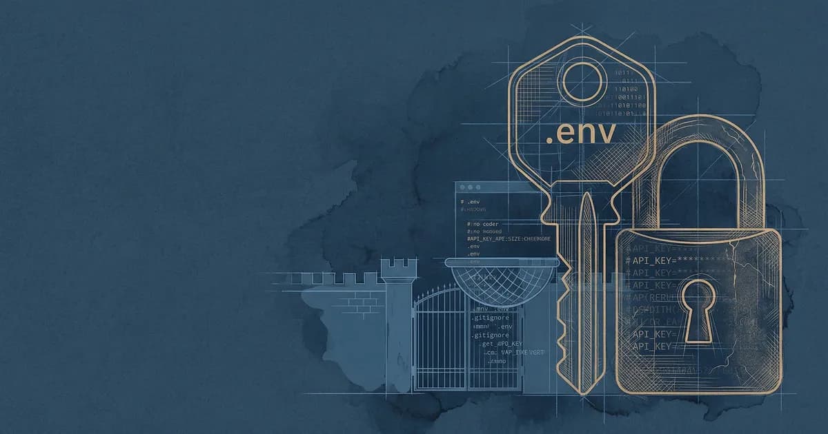 【初級】別被 AI 出賣:.env 與 .gitignore 的資安生存法則